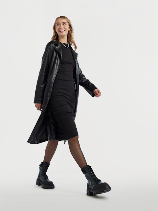 Catwalk Ghete cu șireturi Verde închis 2468 7