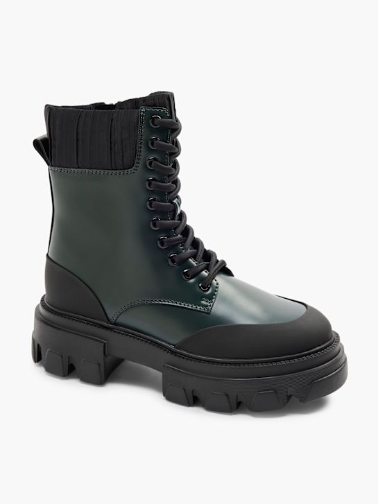 Catwalk Schnürboots Dunkelgrün 2468 6