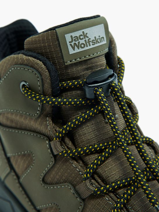 Jack Wolfskin Bota com cordões Caqui 1548 5