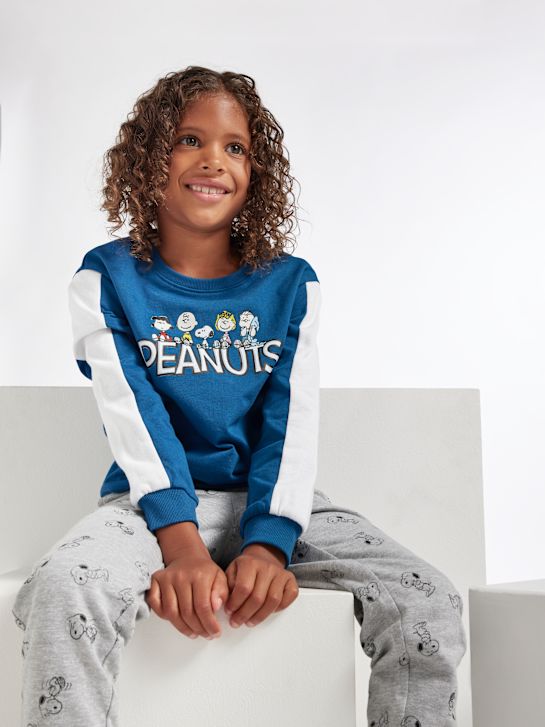 THE PEANUTS Sweatshirt Mörkblå 6150 4