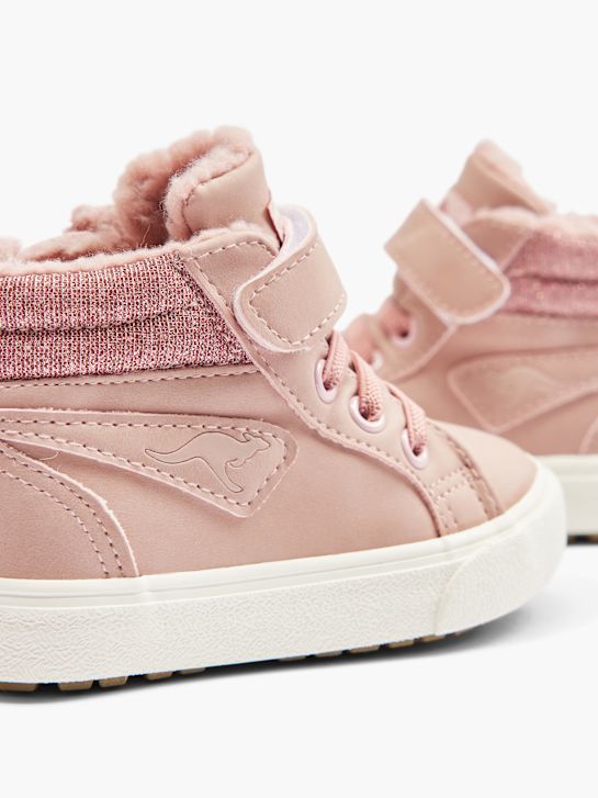 KangaROOS Mid cut sneaker Lyserød 24648 5