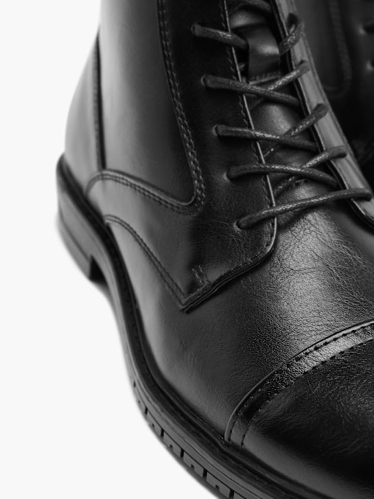 AM SHOE Aukštakulniai aulinukai su raišteliais Juoda 33116 5