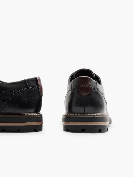 AM SHOE Společenská obuv Černá 7093 4