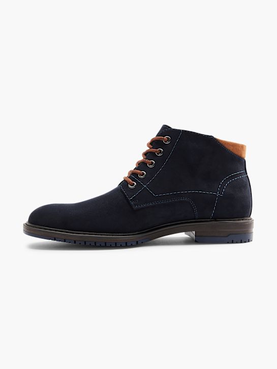 AM SHOE Боти с връзки Син 18769 2