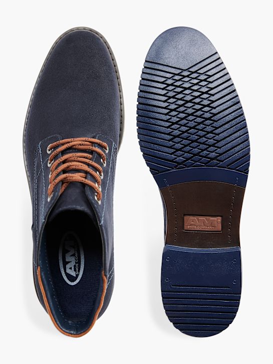 AM SHOE Bota con cordones Azul 18769 3
