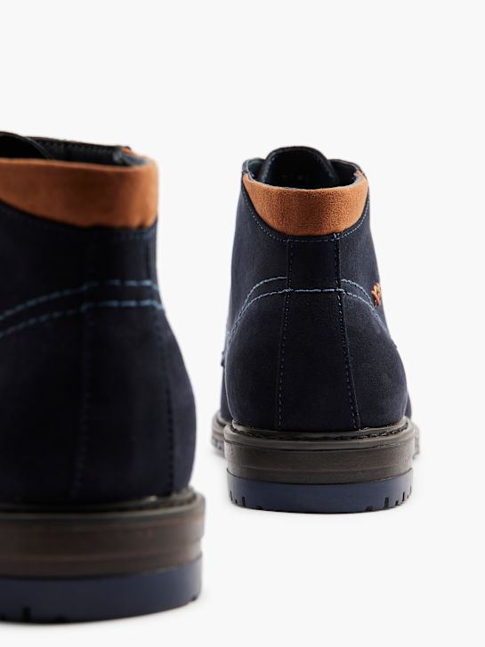 AM SHOE Botine cu șireturi Albastru 18769 4