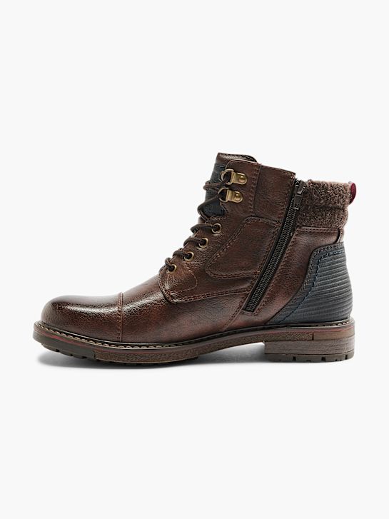 AM SHOE Šnurovacia obuv Hnedá 3439 2