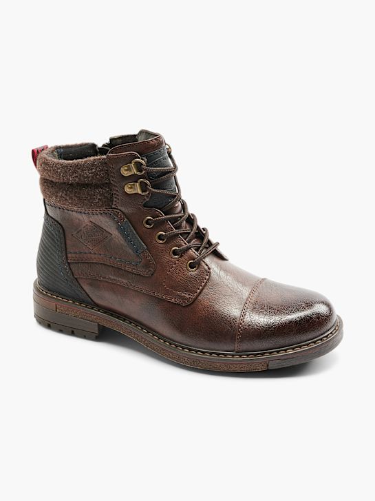 AM SHOE Bota con cordones Marrón 3439 6