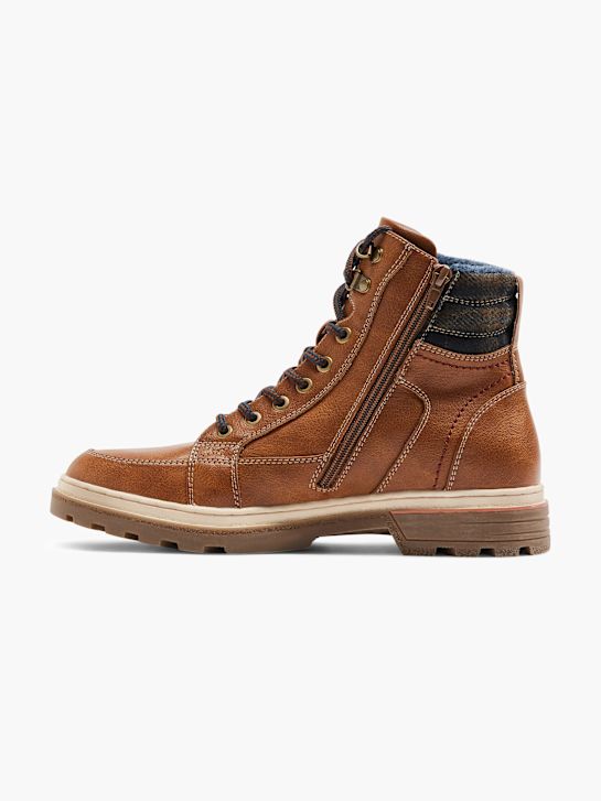 AM SHOE Bota con cordones Marrón 7096 2