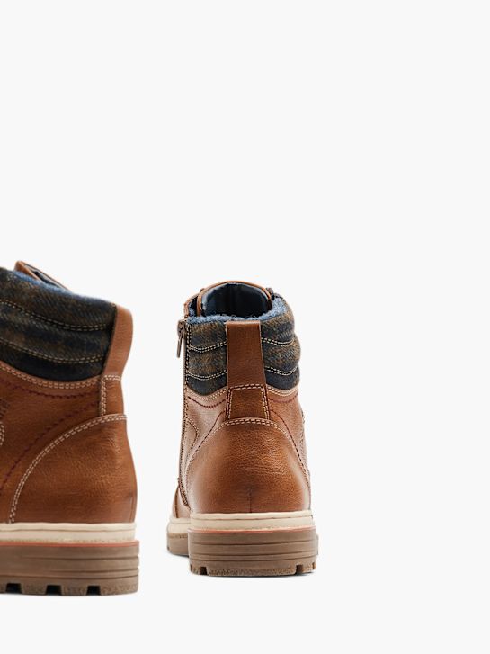 AM SHOE Bota con cordones Marrón 7096 4