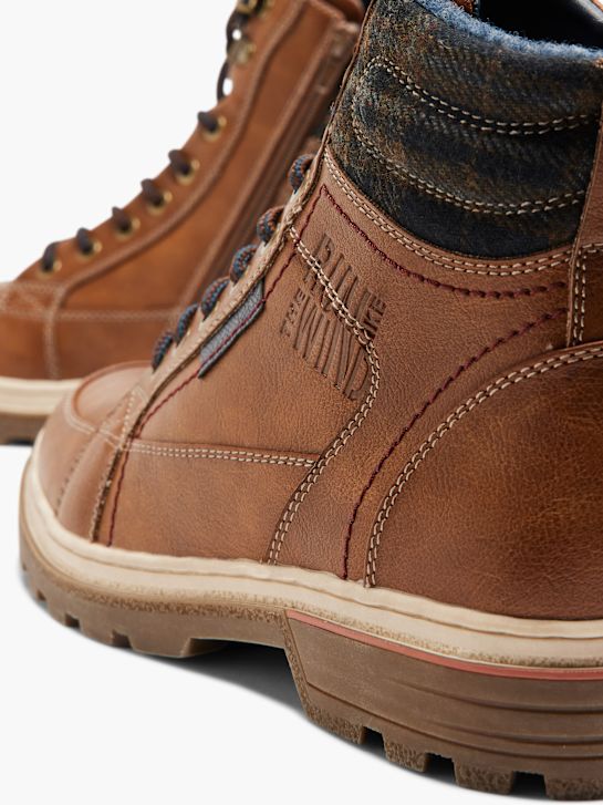 AM SHOE Bota con cordones Marrón 7096 5