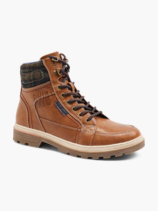 AM SHOE Bota con cordones Marrón 7096 6