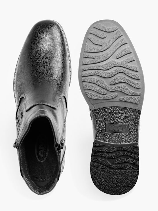AM SHOE Stiefelette Schwarz 1590 3