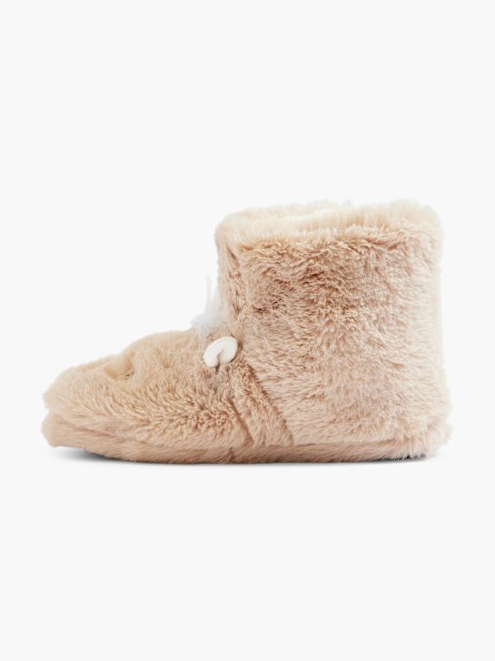 Casa mia Plüsch-Hausschuh Beige 7105 2