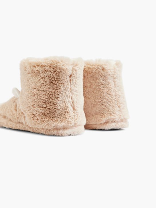 Casa mia Plüsch-Hausschuh Beige 7105 4