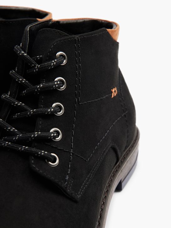 AM SHOE Ghete cu șireturi Negru 18736 5