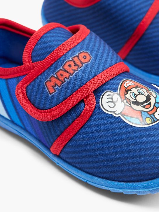 Super Mario Zárt házicipő kék 23163 5