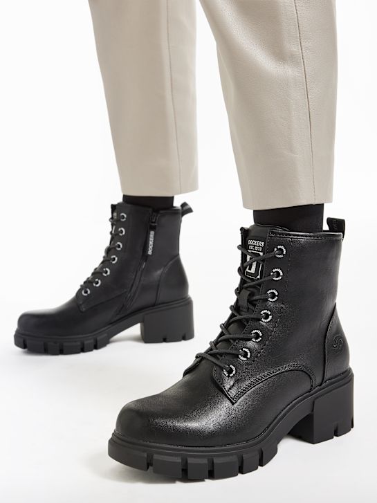 Dockers Bottes à lacets Noir 27826 7