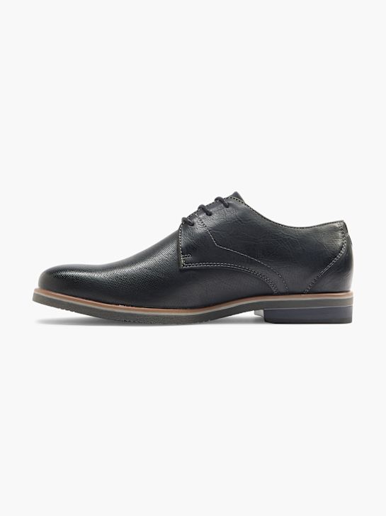 AM SHOE Alkalmi cipő fekete 17581 2