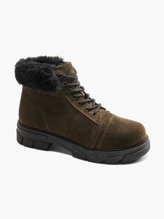 5th Avenue Snørestøvle Khaki 7124 6