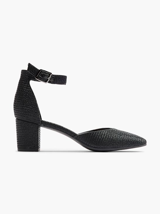 Graceland Sapato de salto com fivela Preto 21028 1