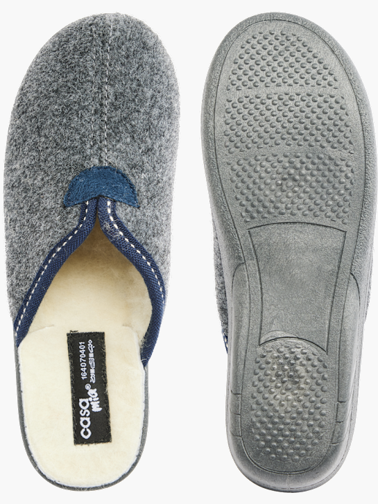 Casa mia Zapatillas de casa cerradas Gris 20700 2