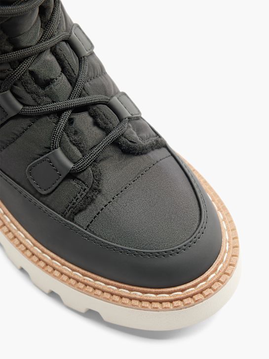 Catwalk Ghete cu șireturi Negru 4398 5
