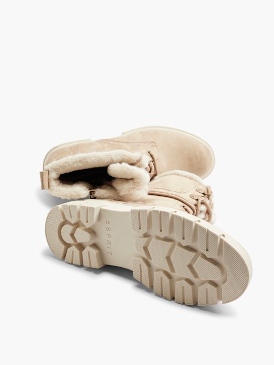 ESPRIT Bottes à lacets Beige 1622 3