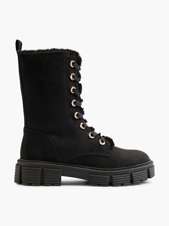 Catwalk Schnürboots Schwarz 7148 1