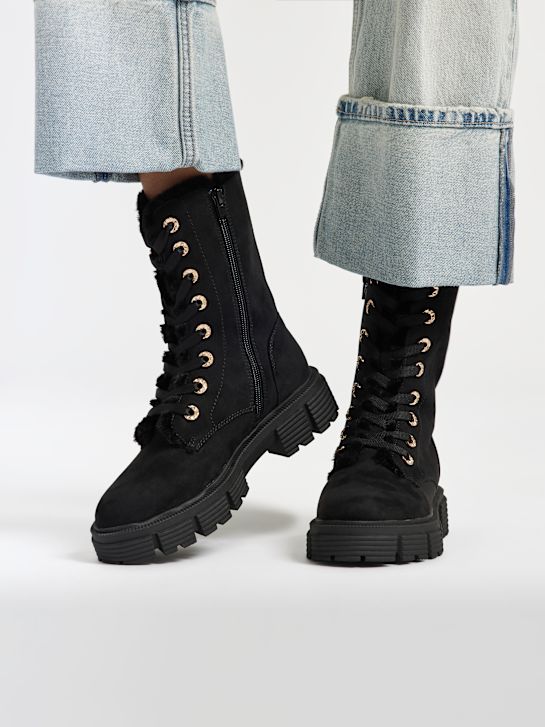 Catwalk Schnürboots Schwarz 7148 7