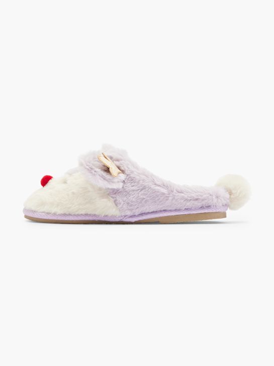 Vero Moda Kapcie pluszowe Fioletowy 1626 2
