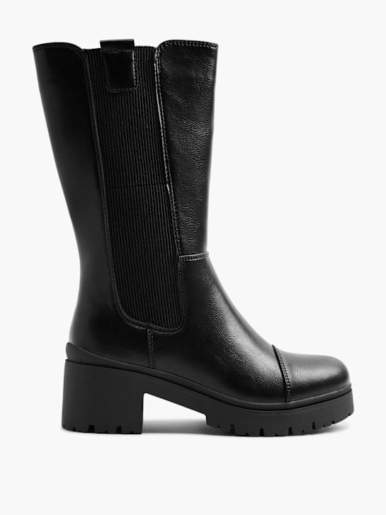Graceland Weitschaftstiefel Schwarz 18786 1