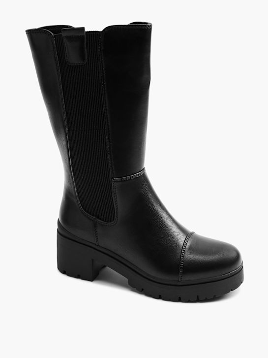 Graceland Weitschaftstiefel Schwarz 18786 6