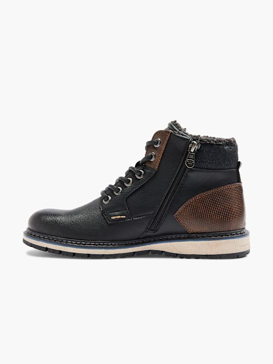 Tom Tailor Schnürboots Schwarz 4415 2