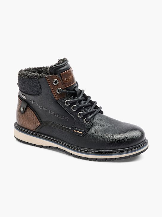 Tom Tailor Bota con cordones negro 4415 6