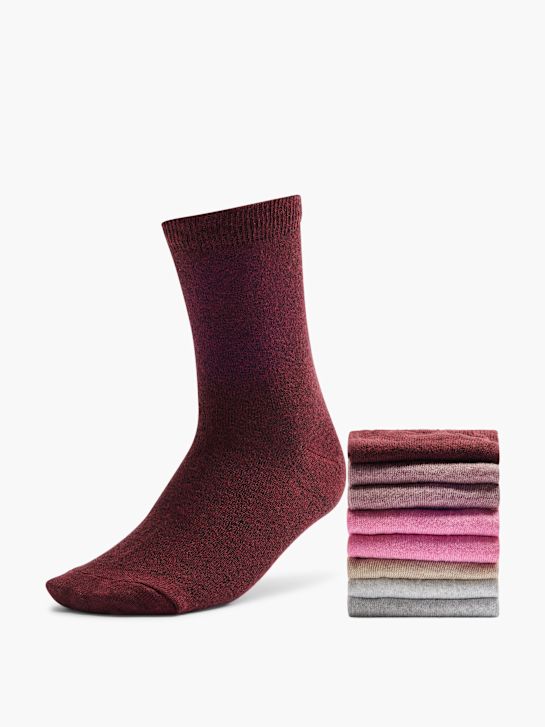 DEICHMANN Socken Bordeaux 55660 1