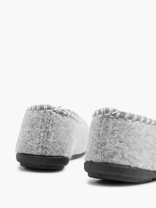 Casa mia Chaussons fourrés Gris 23380 4