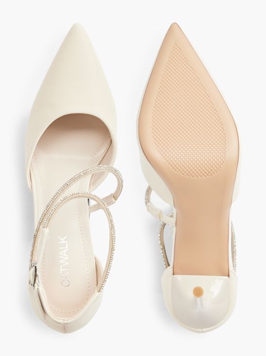 Catwalk Pantofi cu cataramă Crem 975 3