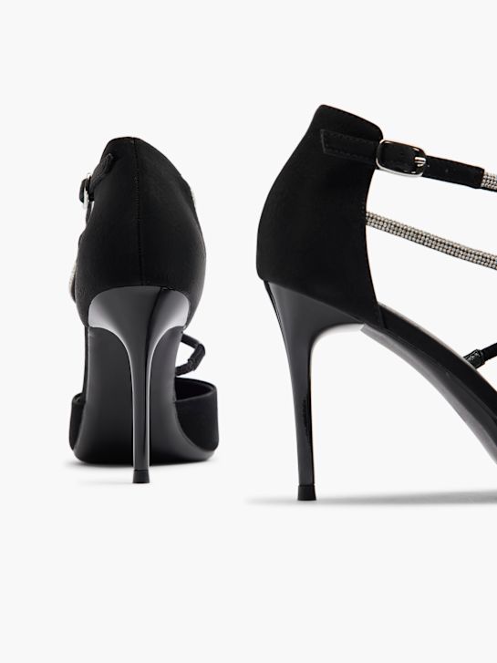 Catwalk Lodičky s řemínkem Černá 3545 4