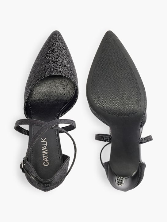 Catwalk Décolleté con fibbia Nero 4451 3