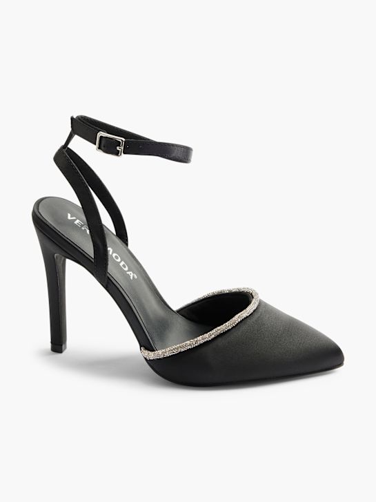 Vero Moda Aukštakulniai su dirželiu Juoda 6262 1