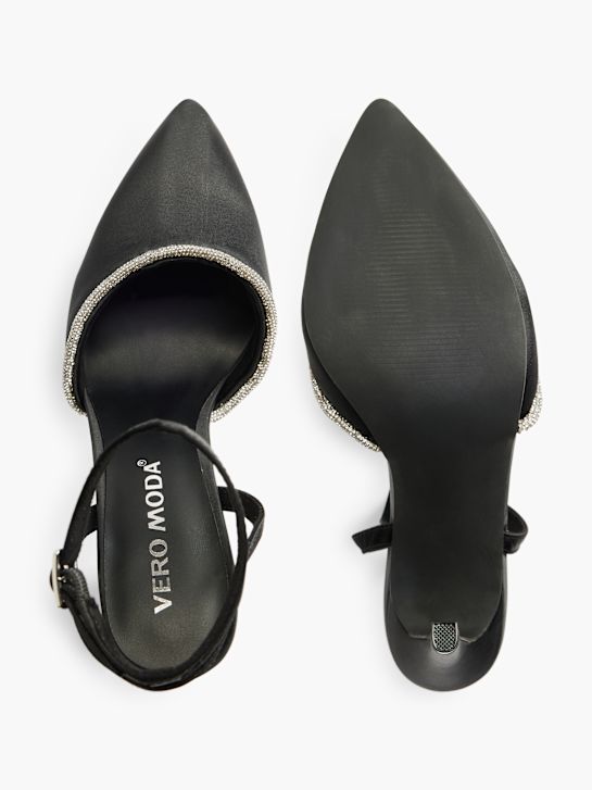 Vero Moda Sapato de salto com fivela Preto 6262 3