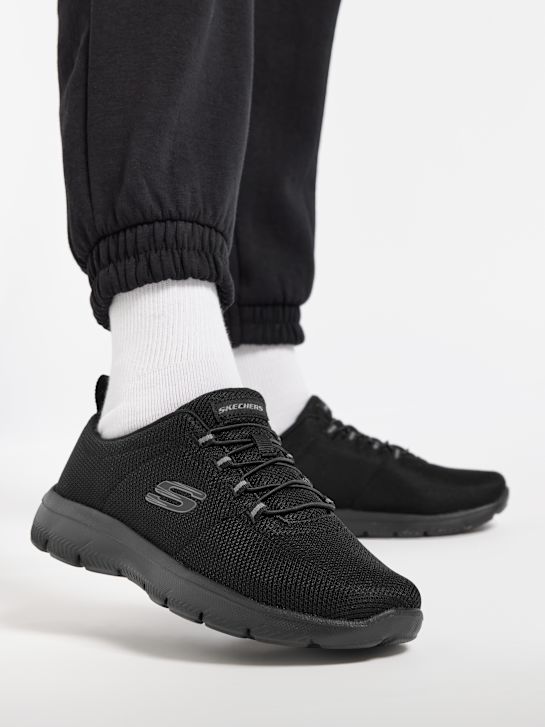 Skechers Slip On Sneaker Schwarz 1002 7