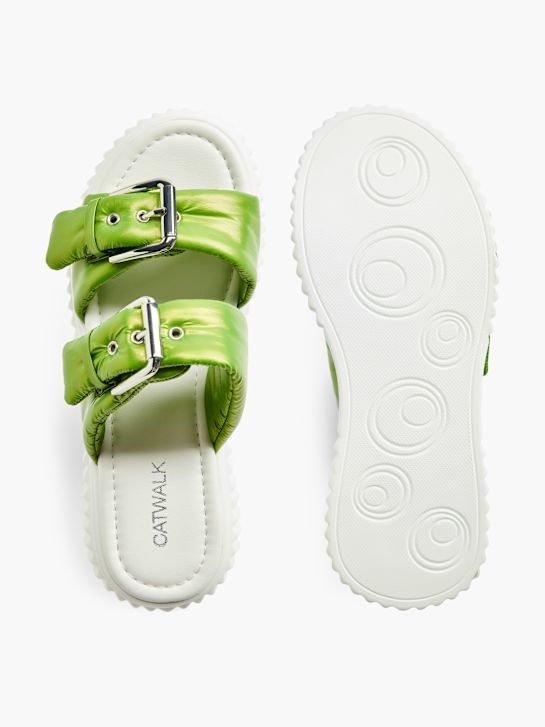 Catwalk Slip in sandal Grøn 5449 3