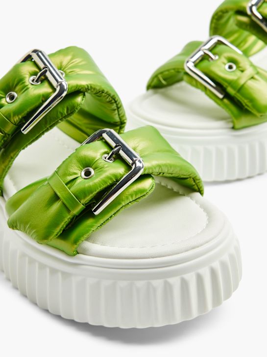 Catwalk Flache Pantolette Grün 5449 5