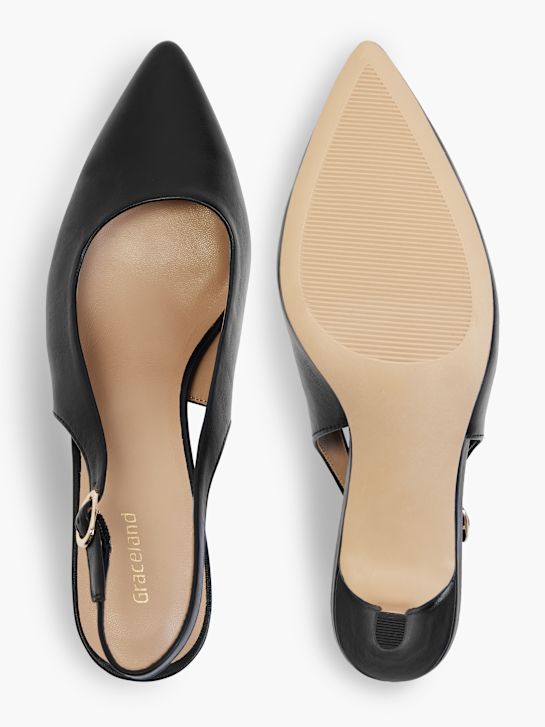 Graceland Slingpumps Schwarz 2714 3