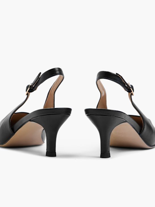 Graceland Slingback salonarji Črna 2714 4