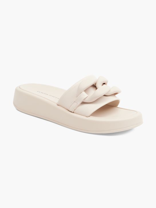 Claudia Ghizzani Slip-in sandal Beige 1811 6