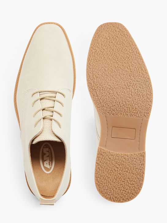 AM SHOE Businessschuh Creme 1081 3