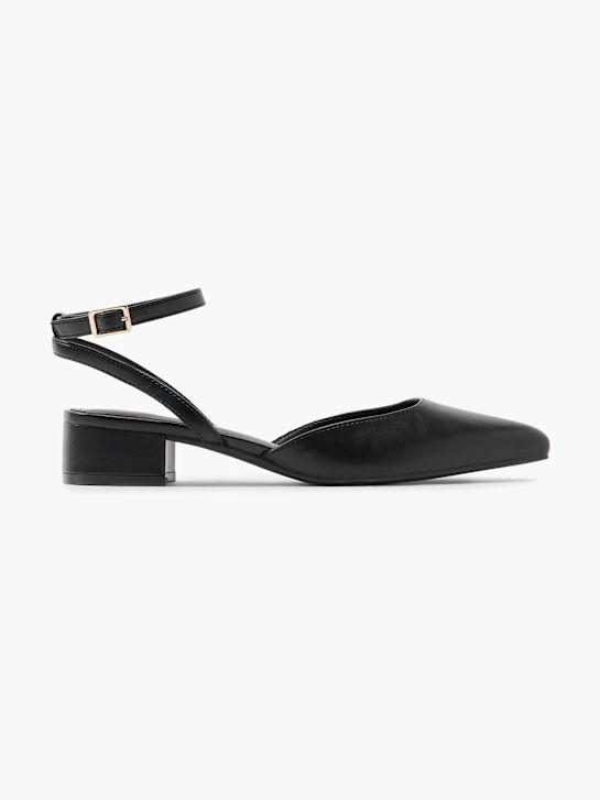 Graceland Slingback pump Sort 4597 1